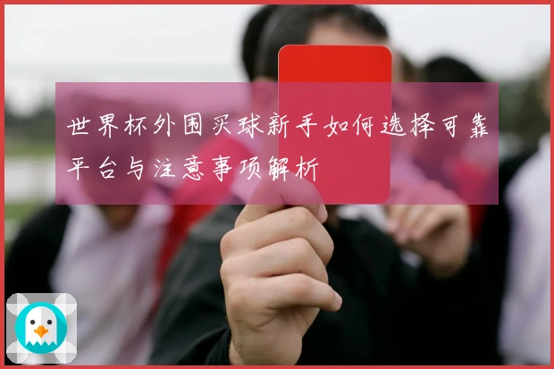 世界杯外围买球新手如何选择可靠平台与注意事项解析
